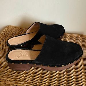 J Crew Dakota Suede Clogs